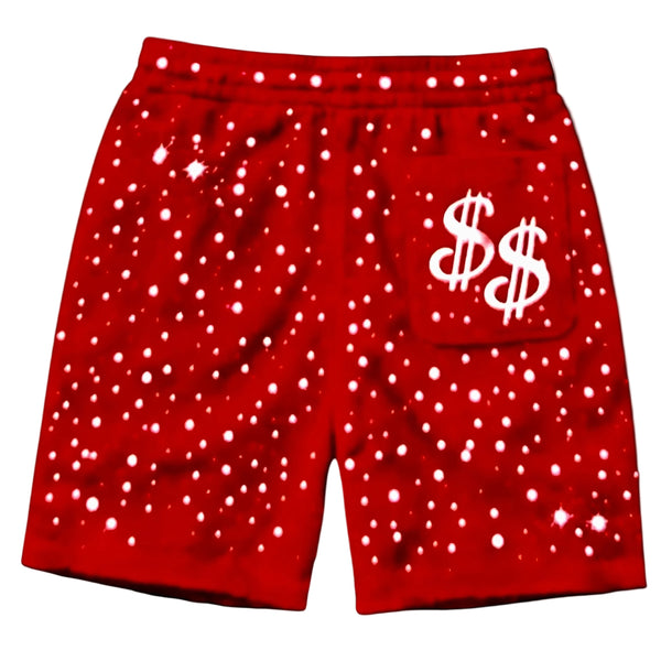 THE WORLD IS YOURS SHORTS (RED)