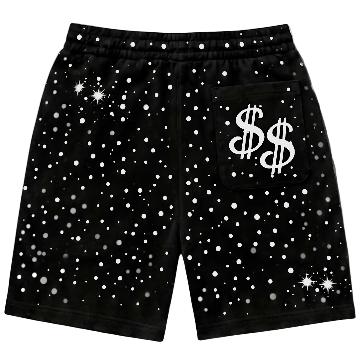 THE WORLD IS YOURS SHORTS (BLACK)