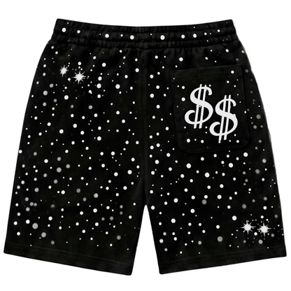 THE WORLD IS YOURS SHORTS (BLACK)