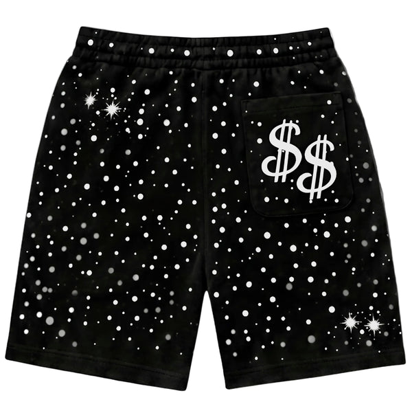 THE WORLD IS YOURS SHORTS (BLACK)
