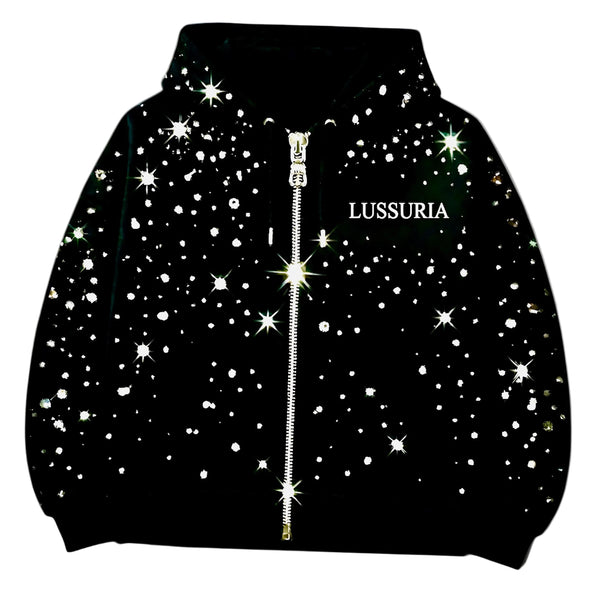 THE WORLD IS YOURS ZIP UP (BLACK)
